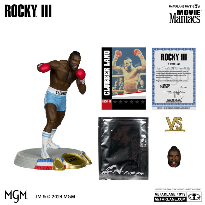 McFarlane Movie Maniacs Clubber Lang (Black Trunks Variant)