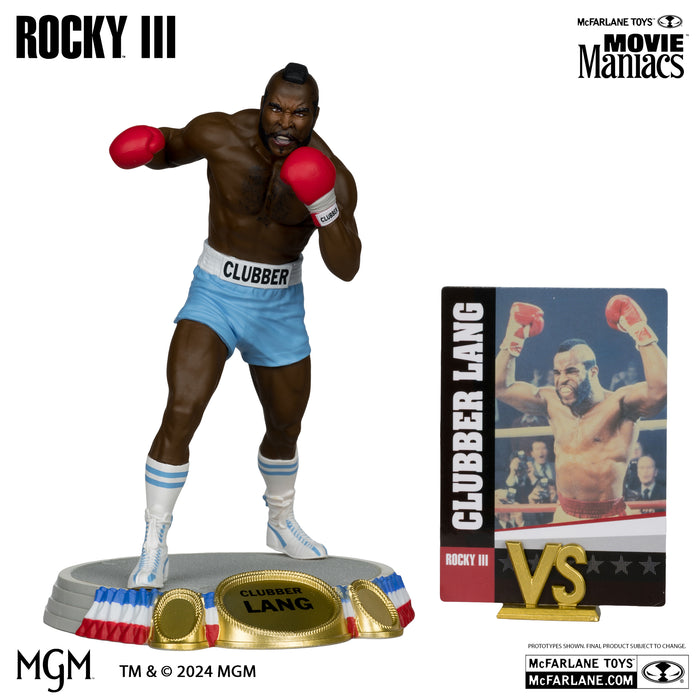 McFarlane Movie Maniacs Clubber Lang (Black Trunks Variant)