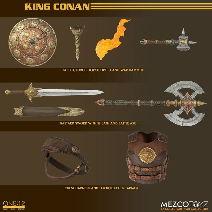 Conan the Barbarian King Conan Mezco One:12 Collective