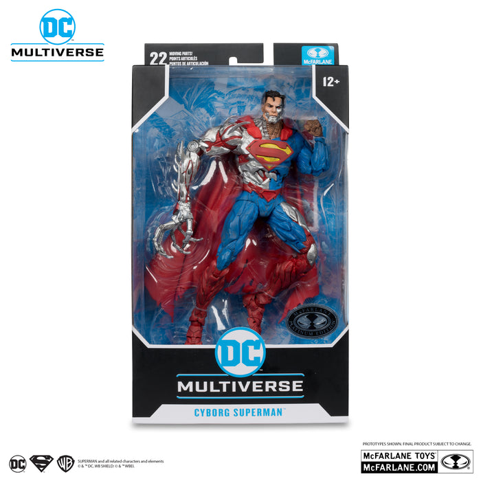 DC Multiverse Exclusive Platinum Label Cyborg Superman