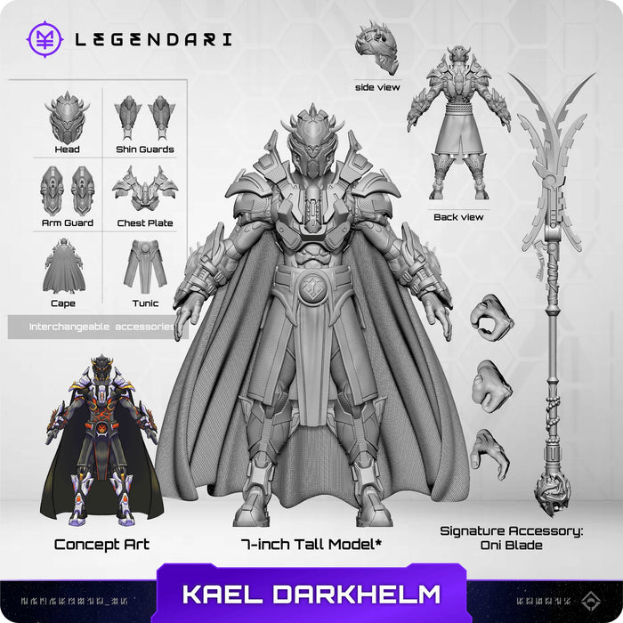 MetaTravelers Legendari Kael Darkhelm