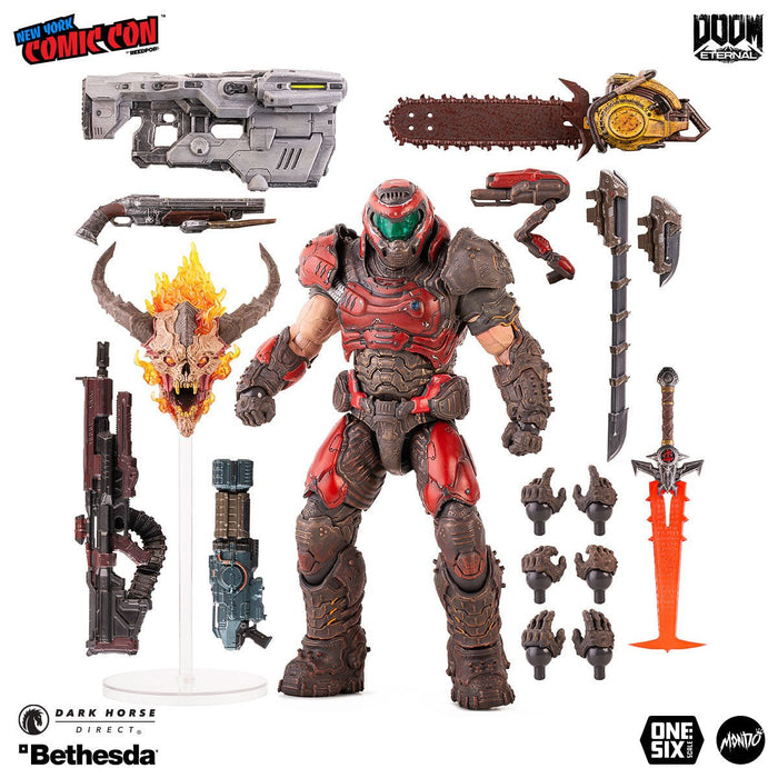 Mondo NYCC Exclusive DOOM Eternal Doom Slayer (Crimson Variant)