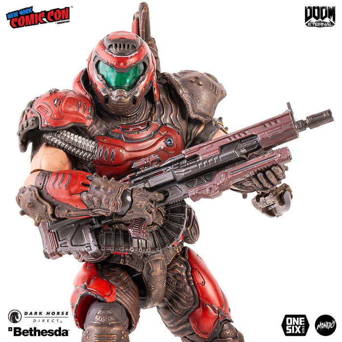 Mondo NYCC Exclusive DOOM Eternal Doom Slayer (Crimson Variant)