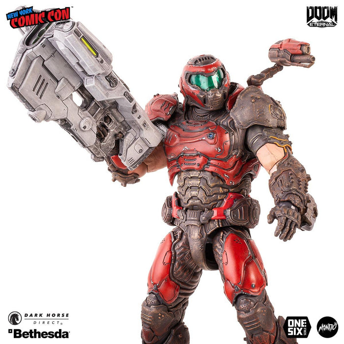 Mondo NYCC Exclusive DOOM Eternal Doom Slayer (Crimson Variant)