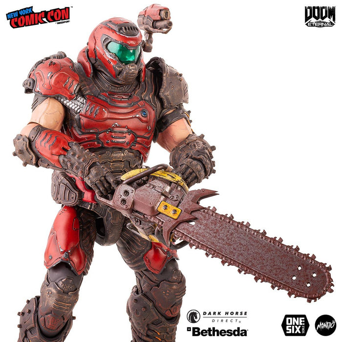 Mondo NYCC Exclusive DOOM Eternal Doom Slayer (Crimson Variant)