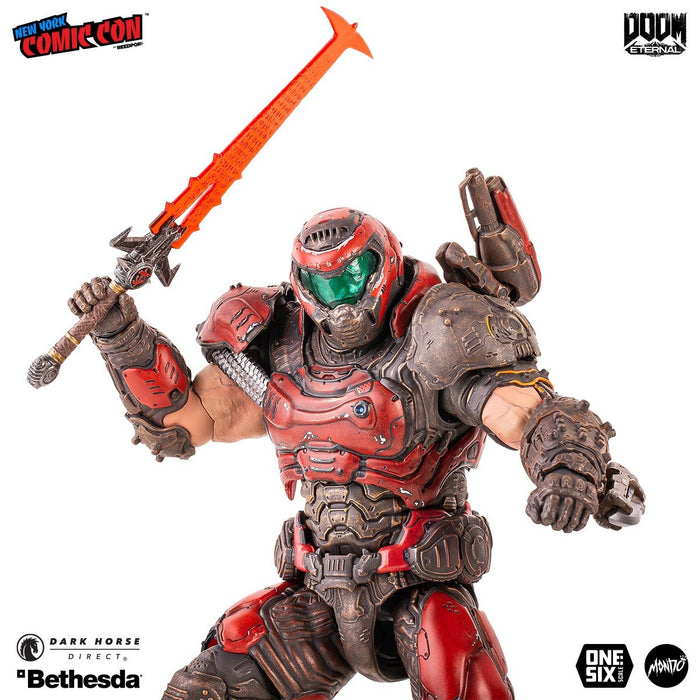 Mondo NYCC Exclusive DOOM Eternal Doom Slayer (Crimson Variant)