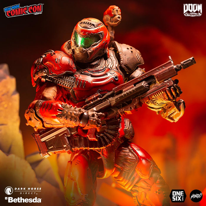 Mondo NYCC Exclusive DOOM Eternal Doom Slayer (Crimson Variant)