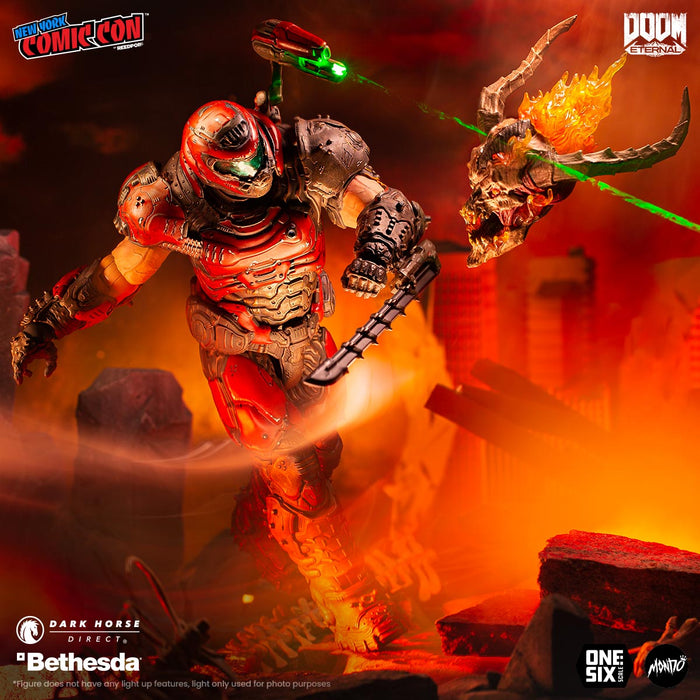 Mondo NYCC Exclusive DOOM Eternal Doom Slayer (Crimson Variant)