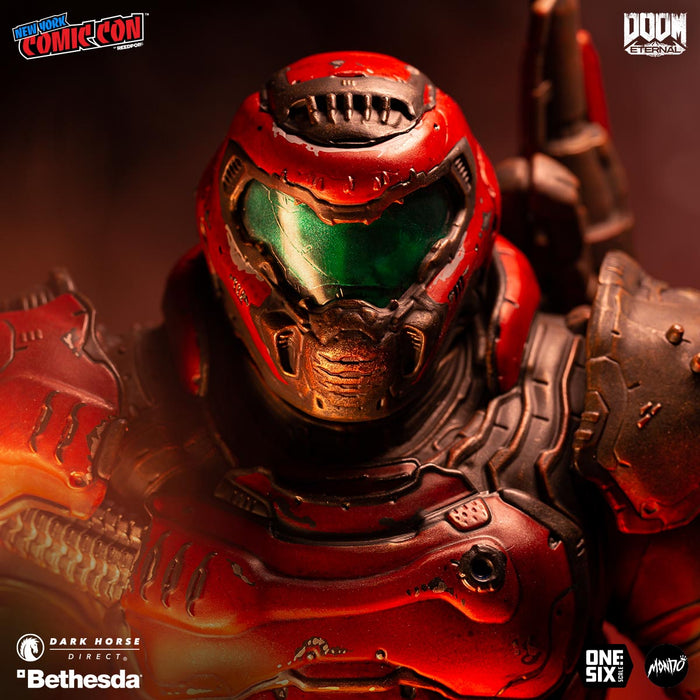 Mondo NYCC Exclusive DOOM Eternal Doom Slayer (Crimson Variant)