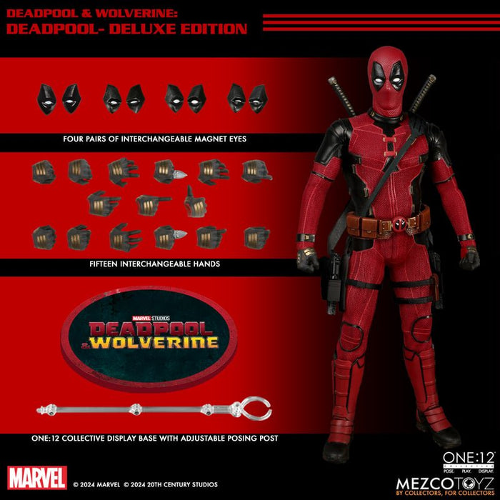 Deadpool & Wolverine Mezco One:12 Collective Deadpool (Deluxe Edition)