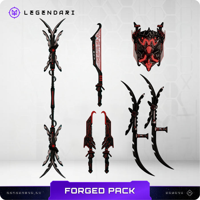 MetaTravelers Legendari Forged Weapons Pack