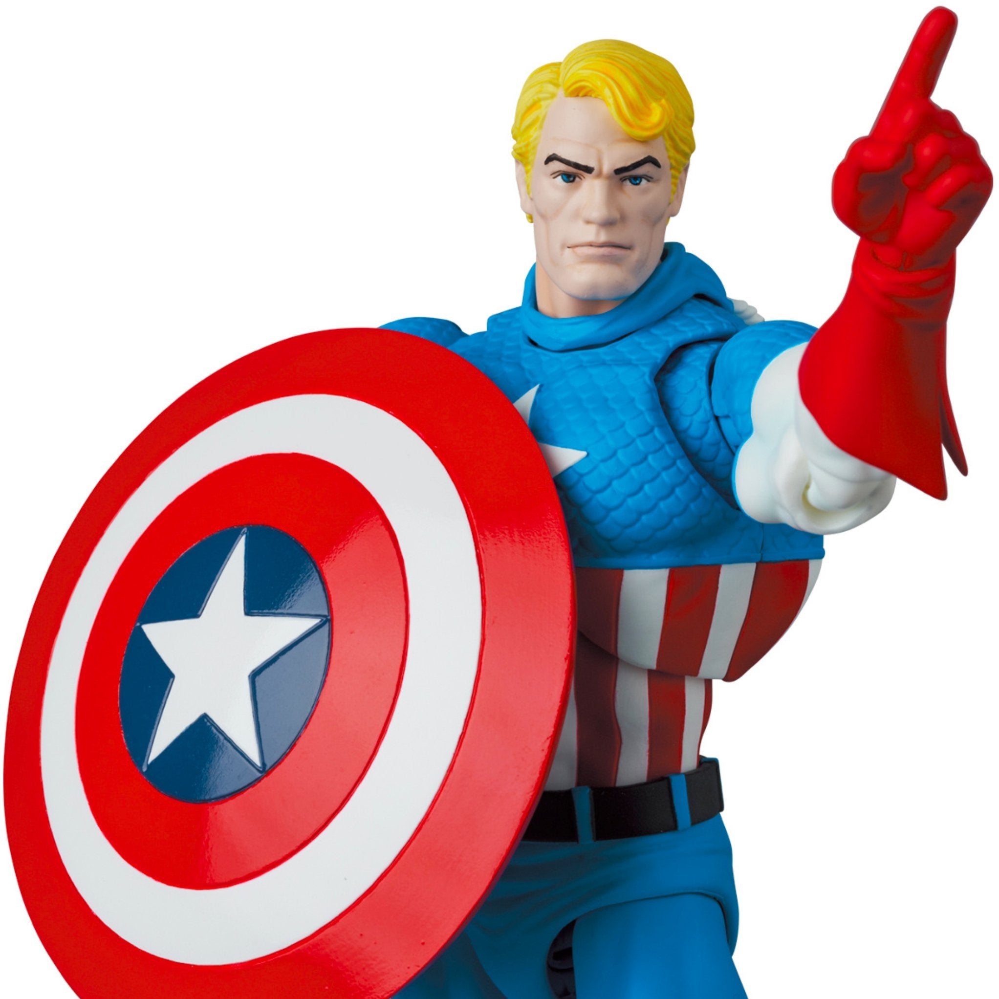 Marvel MAFEX #217 Captain America (Comic Version) – Nerdzoic Toy Store