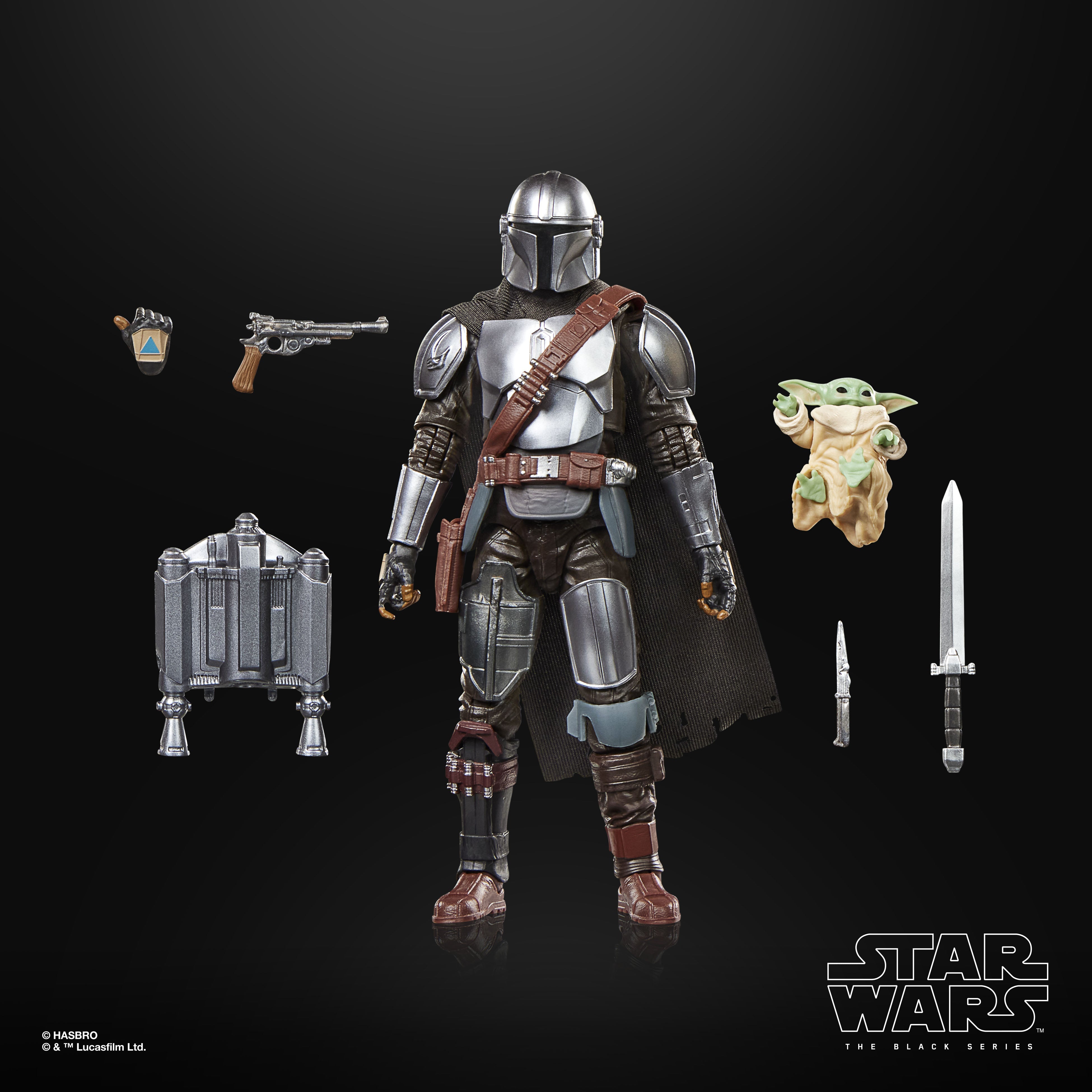 Star Wars The Black Series Deluxe Mandalorian & Grogu - Action Figures