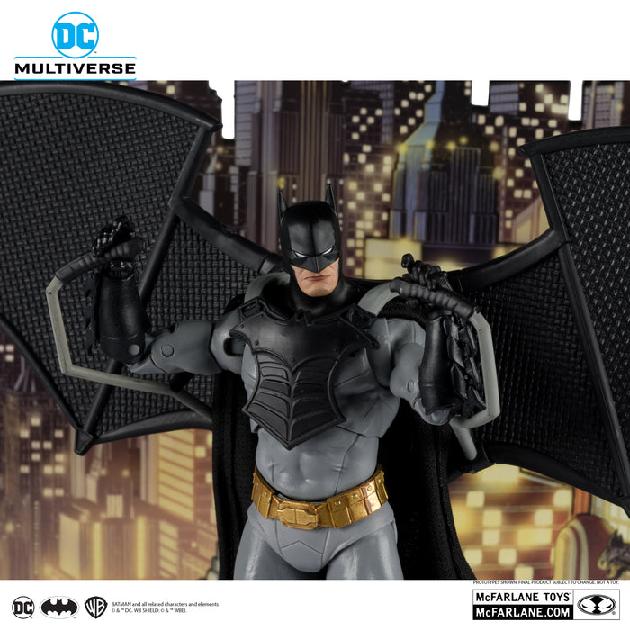 DC Multiverse NYCC Exclusive Gold Label Batman with Bat-Glider (Rebirth- The Thirteenth Hour)