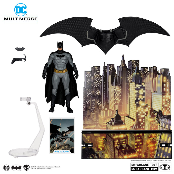 DC Multiverse NYCC Exclusive Gold Label Batman with Bat-Glider (Rebirth- The Thirteenth Hour)