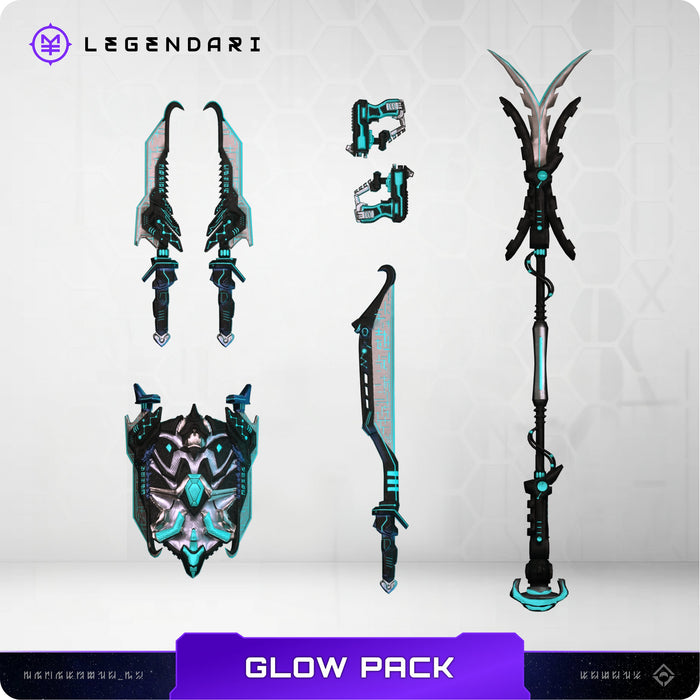 MetaTravelers Legendari Glow Weapons Pack