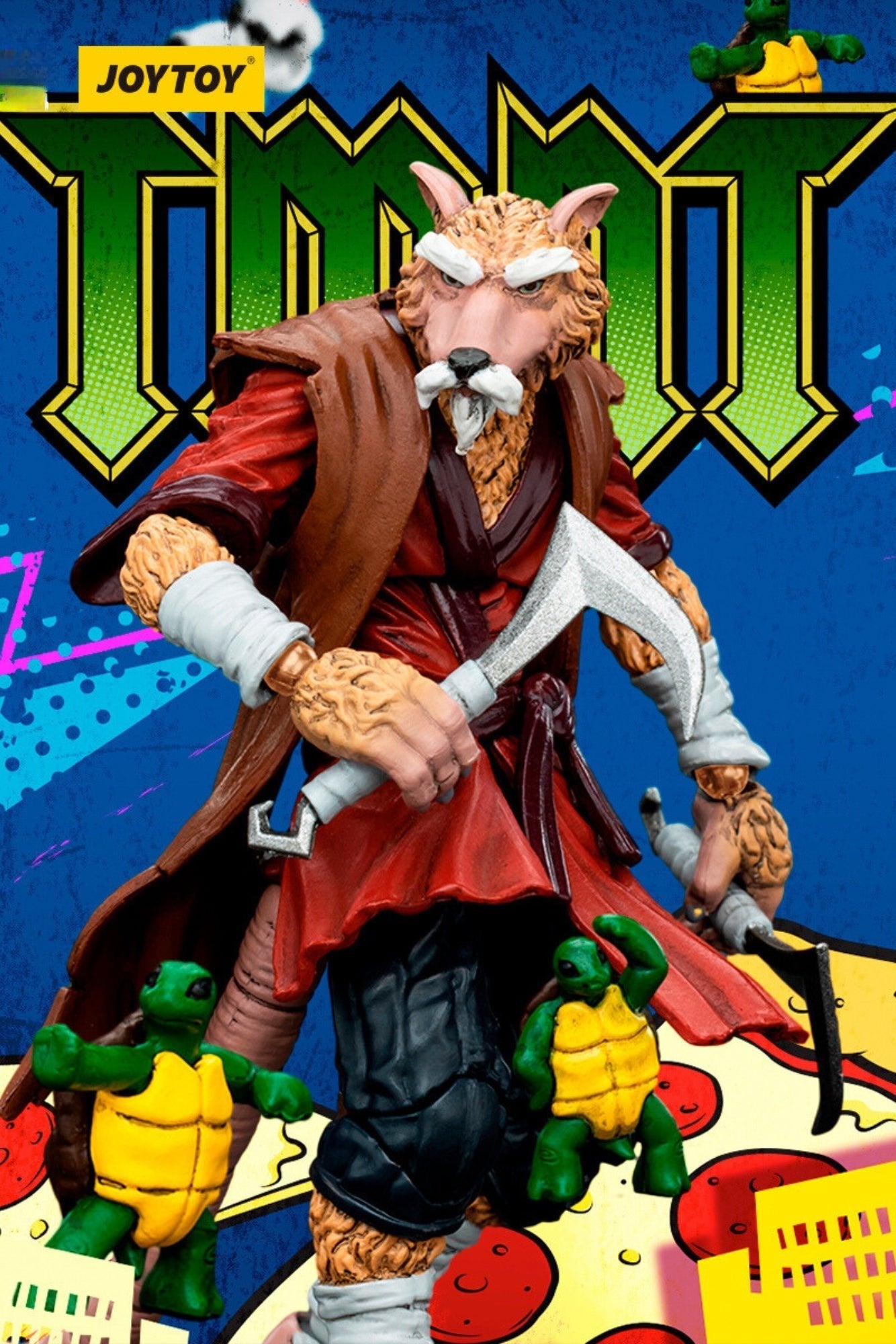 Togs Splinter Joy Toy Teenage Mutant Ninja Turtles Splinter (1:18 Scale) – Nerdzoic ...