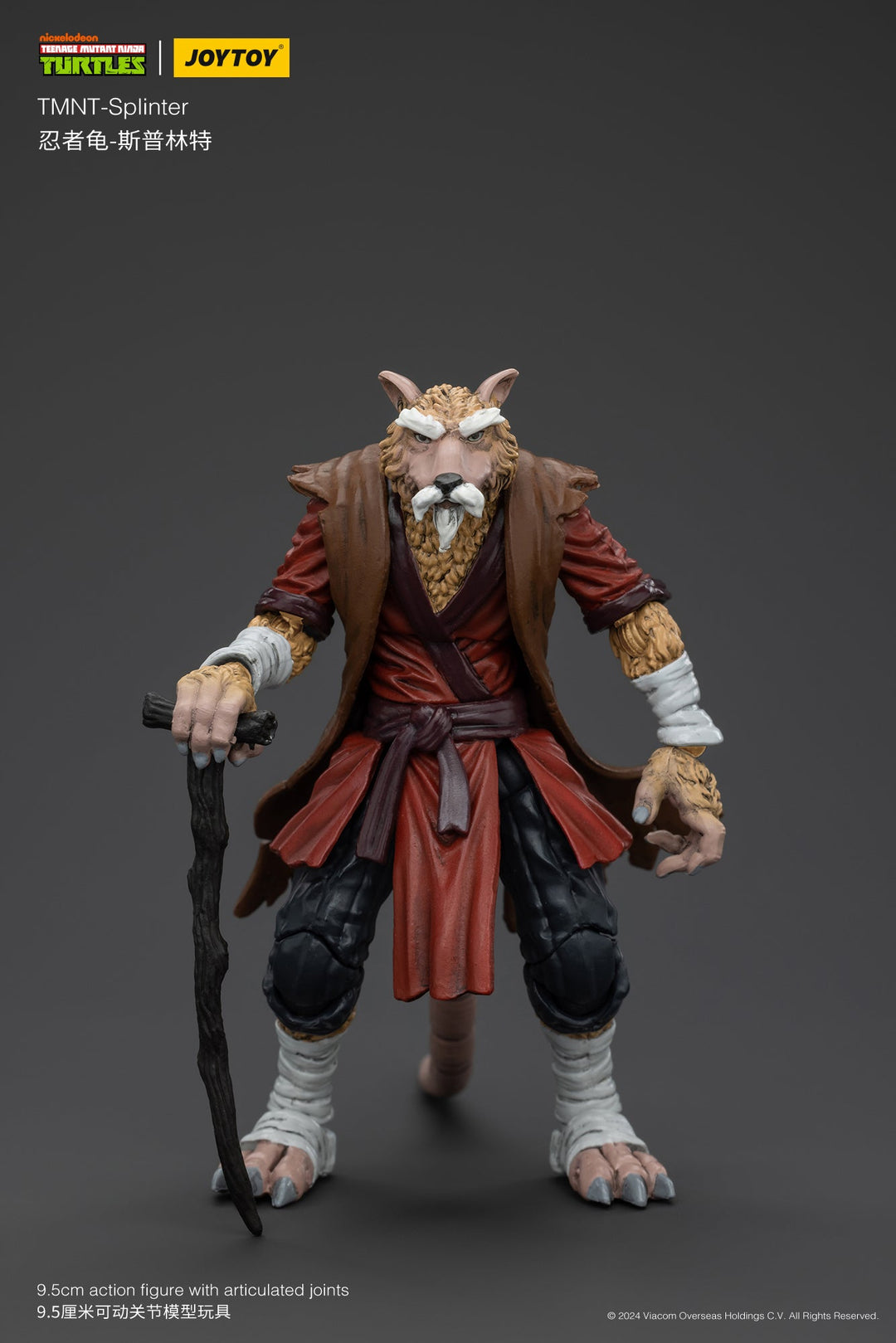 Togs Splinter Joy Toy Teenage Mutant Ninja Turtles Splinter (1:18 Scale) – Nerdzoic ...