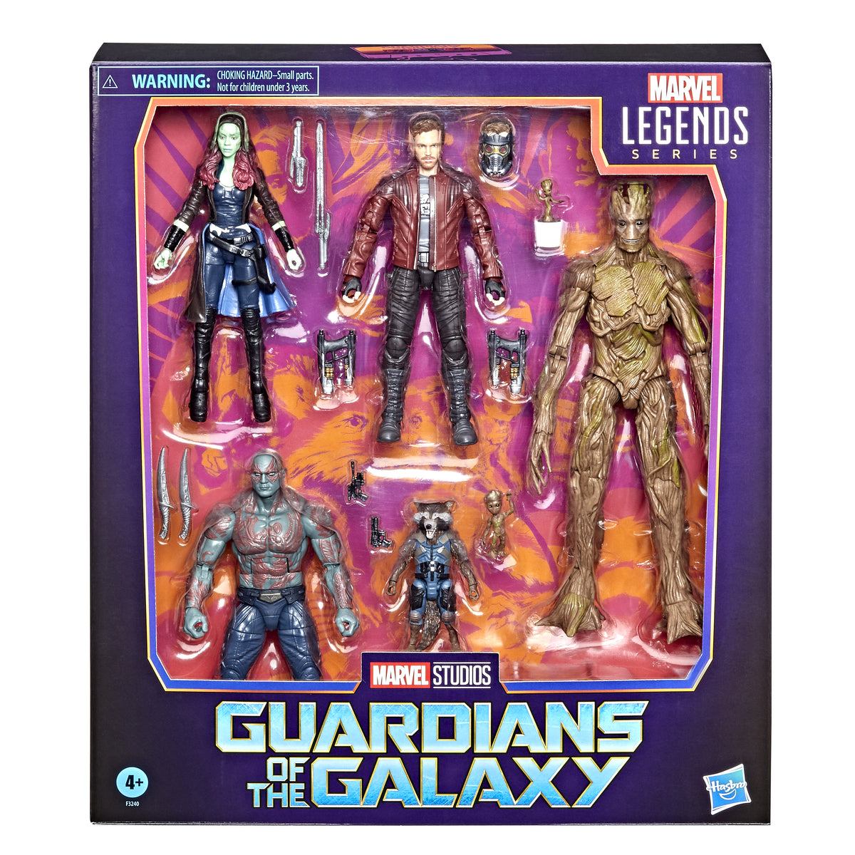Marvel Legends Guardians of The Galaxy Boxed Set (Former Exclusive) Banged Up
