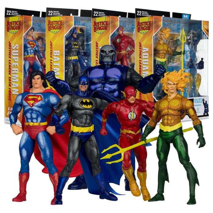 DC Multiverse Justice League Task Force Darkseid Build-A-Figure Wave COMPLETE SET OF 4