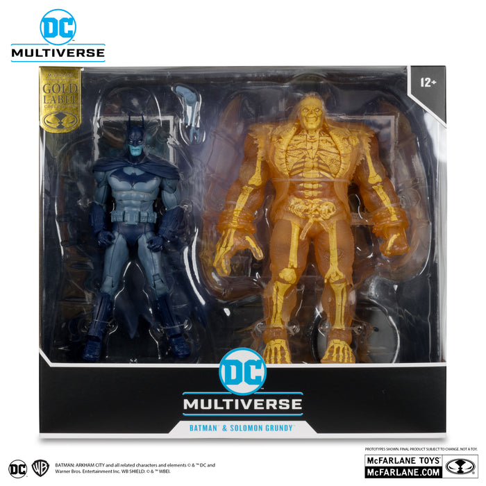 DC Multiverse Exclusive Gold Label Batman & Solomon Grundy 2-Pack (Arkham City)