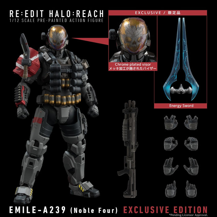 Halo: Reach RE:EDIT Emile-A239 (Noble Four) 1/12 Scale PX Previews Exclusive