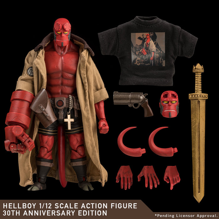 1000 Toys Hellboy 30th Anniversary Hellboy (1:12 Scale)