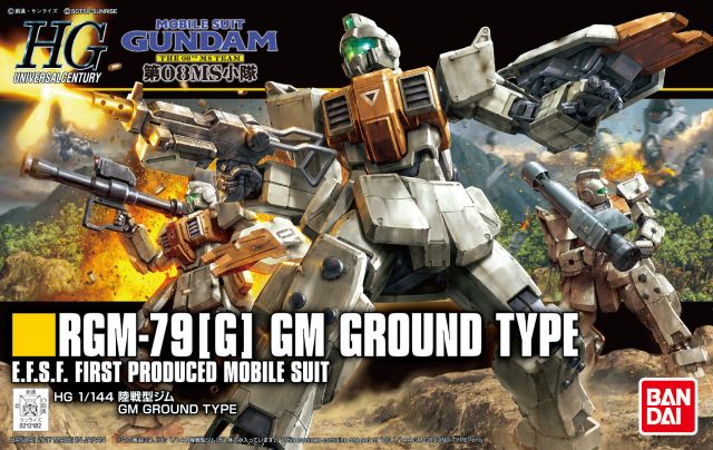 Mobile Suit Gundam HGUC RGM-79G GM Ground Type