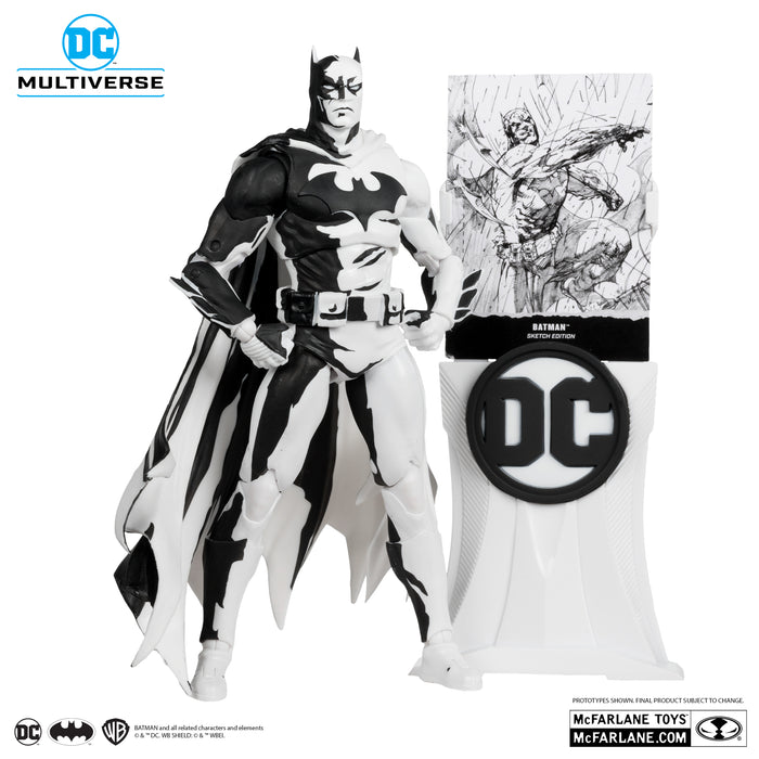 DC Multiverse Exclusive Gold Label Batman Hush (Line Art Sketch)