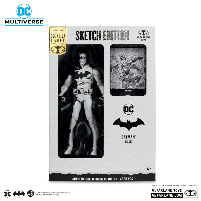 DC Multiverse Exclusive Gold Label Batman Hush (Line Art Sketch)