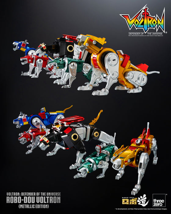 Threezero Voltron: Defender of the Universe ROBO-DOU Voltron (Metallic Edition)