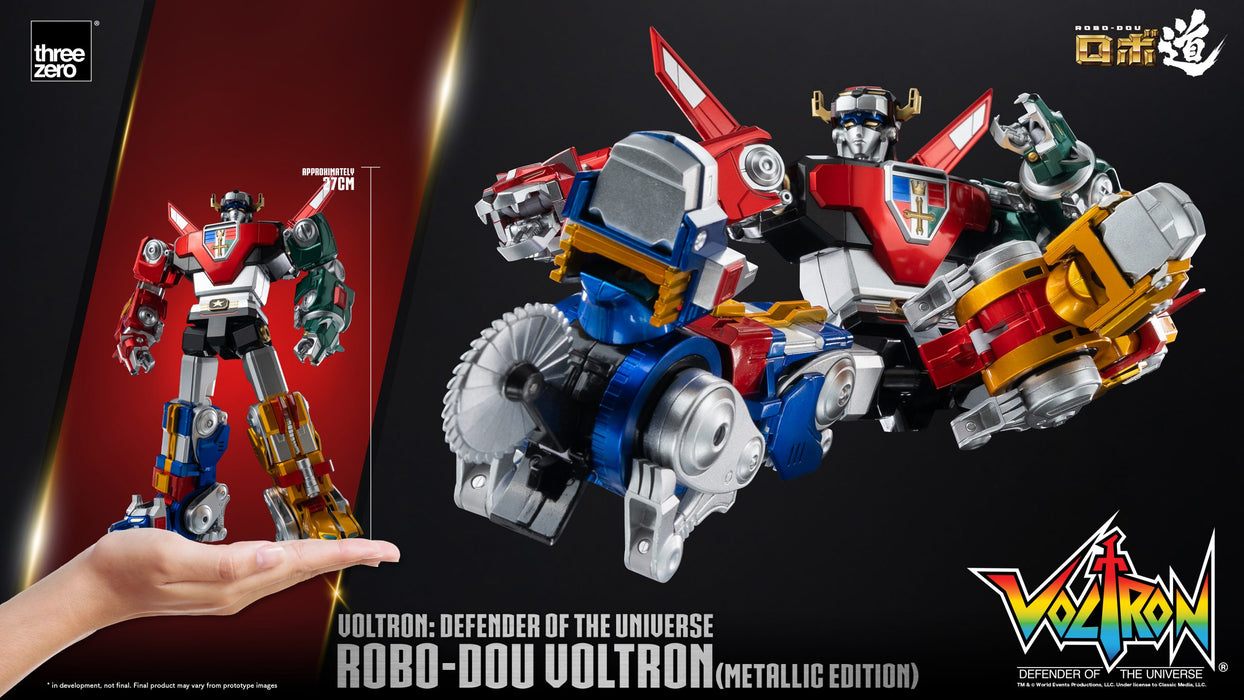 Threezero Voltron: Defender of the Universe ROBO-DOU Voltron (Metallic Edition)