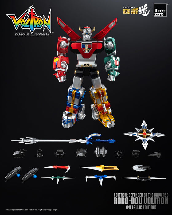 Threezero Voltron: Defender of the Universe ROBO-DOU Voltron (Metallic Edition)