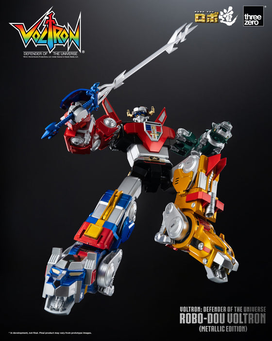 Threezero Voltron: Defender of the Universe ROBO-DOU Voltron (Metallic Edition)