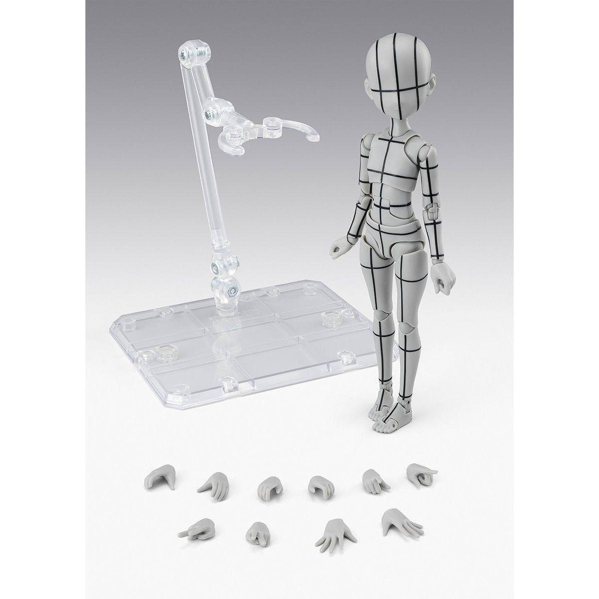 S.H.Figuarts Body-Chan Ken Sugimori Edition Wireframe (Gray Color Vers ...
