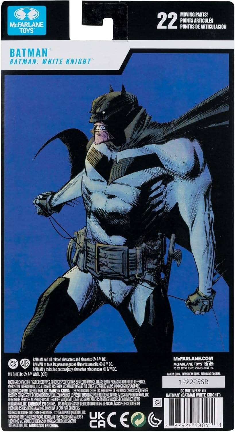 DC Multiverse White Knight Batman (Blister Card) - Action Figures