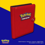 Ultra Pro Pokémon Premium Red 4-Pocket Snap Binder