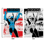 DC Multiverse Gold Label Mr. Bones & Obsidian w/Lithograph (Infinity Inc #16) SET OF 2