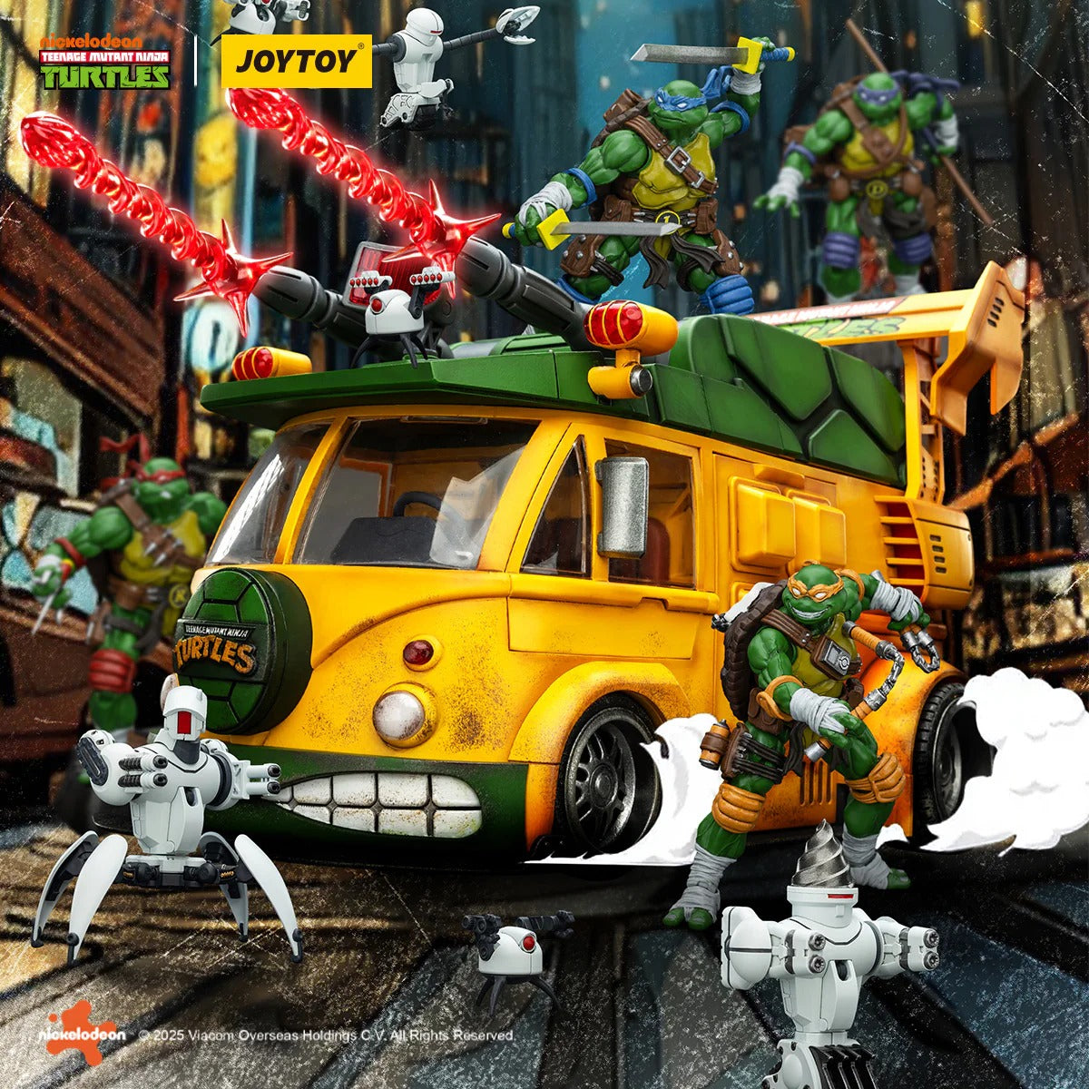 NECA Teenage Mutant Ninja Turtles Turtle Van Party Wagon NECA Teenage Mutant Ninja Turtles Turtle Van Party Wagon