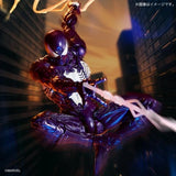 Marvel Comics Amazing Yamaguchi Revoltech NR106 Symbiote Suit Spider-Man (Purple Version)