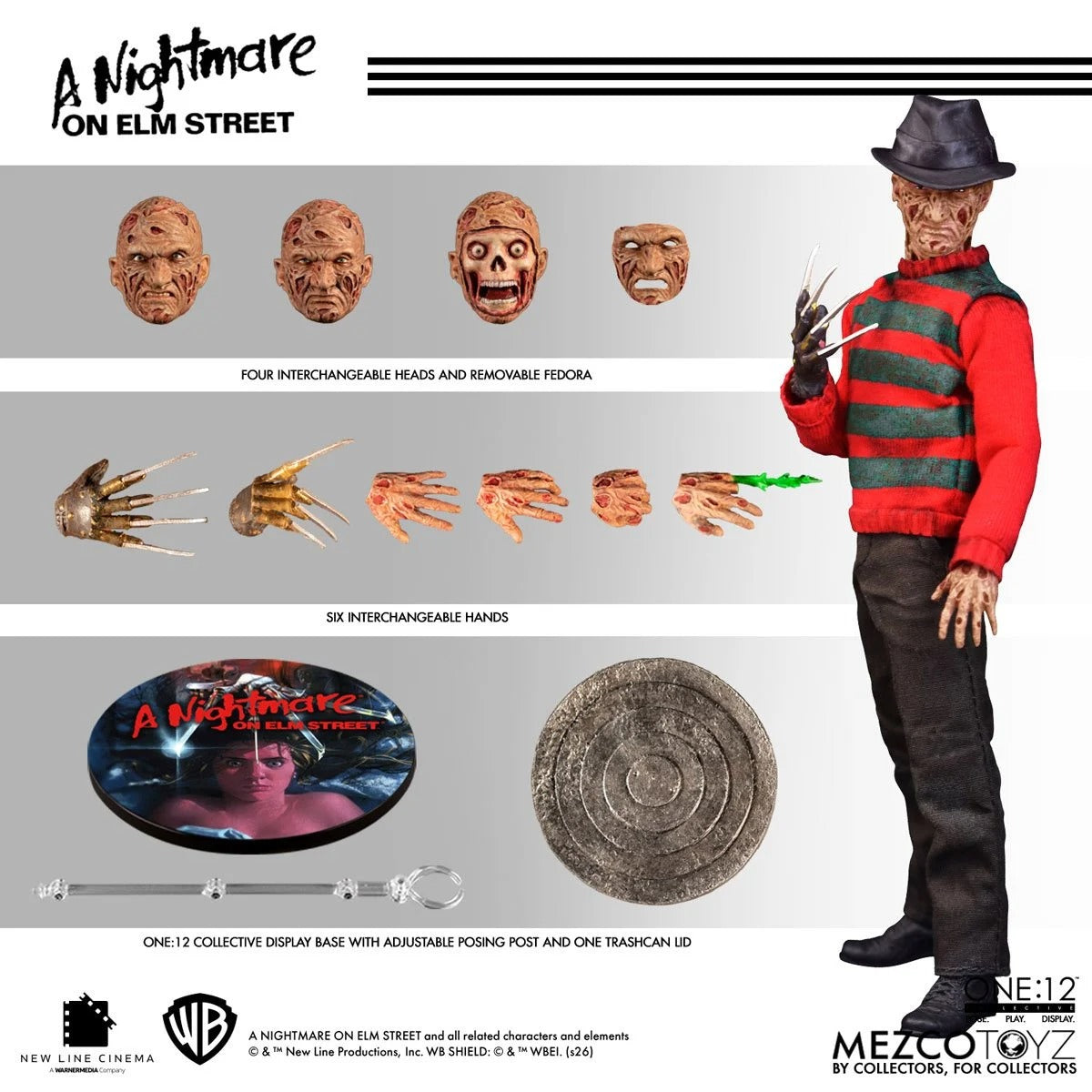 A Nightmare on Elm Street Mezco One:12 Collective Freddy Krueger