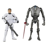 Star Wars Black Series Phase I Clone Trooper & Super Battle Droid 2-Pack - Action Figures