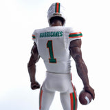 Collegiate Legends Miami Hurricanes #1 Walk-On Player (Dark Skin)