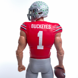 Collegiate Legends Ohio State Buckeyes #1 Walk-On Player (Light Skin)