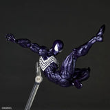 Marvel Comics Amazing Yamaguchi Revoltech NR106 Symbiote Suit Spider-Man (Purple Version)