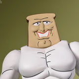 NECA The Ren & Stimpy Show Ultimate Powdered Toast Man