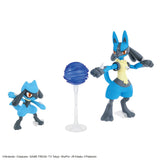 Bandai Pokémon Model Kit Riolu & Lucario