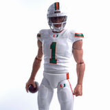Collegiate Legends Miami Hurricanes #1 Walk-On Player (Light Skin)