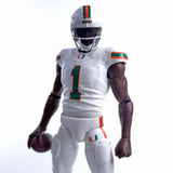 Collegiate Legends Miami Hurricanes #1 Walk-On Player (Dark Skin)
