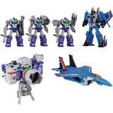 Transformers Takara Tomy Dramatic Capture Series Decepticons Part 1 Reflector and Thundercracker Set